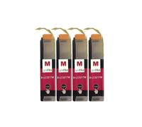 Cartouches Magenta compatibles Go Inks non-OEM - Remplace LC3217M - 4 cartouches Brother MFC