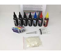 Cartouches rechargeables avec puce Auto Reset E 502 XL + 700 ml d'encre Premium pour Expression Home XP-5100, XP-5105, XP-5115, WF-2860 WF-2865 WF-2860DWF WF-2865DWF