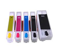 Cartouches rechargeables avec puce remettre automatique T3351 + T3361, T3362, T3363, T3364 pour Expression Premium XP-530, XP-540, XP-630, XP-635, XP-640, XP-645, XP-830, XP-900