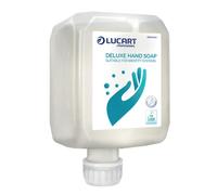 Cartouches savon mains Deluxe Lucart 800 ml, lot de 6