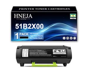 Cartouches Toner 51B2X00 pour Lexmark MX417de MS517DN MS617DN MX517DE MX617DE MS317dn MX317dn MS417dn Imprimante | Rendement Élevé | 20000 Pages,Black-1 Pack