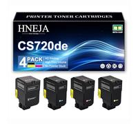 Cartouches Toner Compatibles pour Lexmark CS725de CS725dte CS720de CS720dte Imprimante, Cartouche Toner Remplacement 74C2SK0 74C2SC0 74C2SY0 74C2SM0 | Haut Rendement | 7000 Pages,4 Colors-1 Pack
