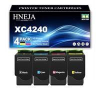 Cartouches Toner Compatibles pour Lexmark XC4240 Imprimante, 24B7185 24B7182 24B7183 24B7184 Remplacement Cartouches Toner,4 Colors-1 Pack