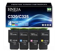 Cartouches Toner Remplacement 006R04831 006R04828 006R04829 006R04830 pour Xerox C320 C320DNI C325 C325DNI Imprimantes,4 Colors-1 Pack