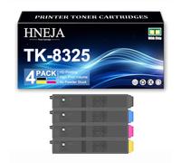 Cartouches Toner TK-8325 K/C/M/Y pour Kyocera Taskalfa 2551ci Imprimante, Remplacement Cartouche De Toner Haute Capacité 1T02NP0NL0 1T02NPCNL0 1T02NPBNL0 1T02NPANL0,4 Colors-1 Pack