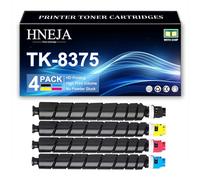 Cartouches Toner TK-8375 K/C/M/Y pour Kyocera 3554ci Imprimante, Remplacement Cartouche Toner Haute Capacité 1T02XD0NL0 1T02XDCNL0 1T02XDBNL0 1T02XDANL0,4 Colors-1 Pack