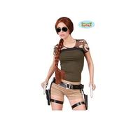 Fiestas Guirca Cartouchière double pistolets - Accessoire costume policiers et militaires - Noir