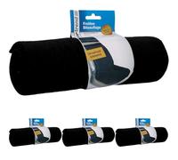 Cartrend 10048 Coussin de siège Sport en Tissu éponge Noir (Lot de 4)