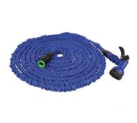 Cartrend Tuyau d'arrosage extensible 10386 pour caravane et camping-car 5-15 m bleu/noir