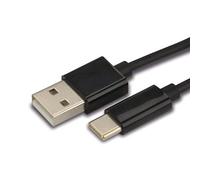 Cartrend 10410 Câble de Charge et de données de Type C pour Transfert Rapide de données Noir 1 m