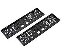 Cartrend 11050 Support de plaque d'immatriculation, noir