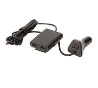 CARTREND 154002 4 Port USB connecteur de Charge XXL, avec Fonction Intelligent de Charge, Câble de 1,8 m Longueur