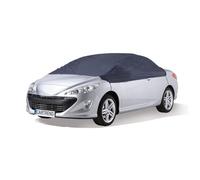 Cartrend Bâche de protection mi-couvrante pour automobiles « New Generation » résistante aux fluctuations météorologiques, taille S, polyester bleu - notamment pour les VW Polo.