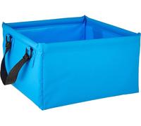 cartrend Bol de rinçage pliable rectangulaire 15 litres bleu