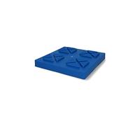 cartrend Caravan Lot de 4 plaques de Base empilables pour Support de Camping et Support de manivelle