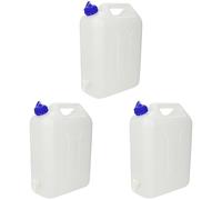 Cartrend Cartec 2911014 Bidon d'eau 10 l, Blanc (Lot de 3)