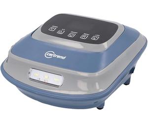 cartrend Compresseur à écran numérique 12 V pour pneus de Voitures et véhicules Utilitaires légers avec Adaptateur de Valve LED arrêt Automatique 10 Bar