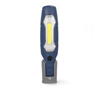 cartrend Lampe d'atelier LED haute luminosité, lumière de surface de 600 lumens, batterie rechargeable 2600 mAh, trois modes d'exposition, crochet rotatif à 360°, boîtier ABS résistant