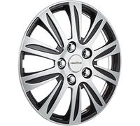 Cartrend Laredo Lot de 4 enjoliveurs pour Voiture, Noir/argenté