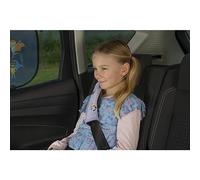 cartrend Lot de 2 Coussinets de Ceinture Hero avec Tissu agréable, Design coloré pour Enfants, Montage Facile, positionnement Flexible, Violet