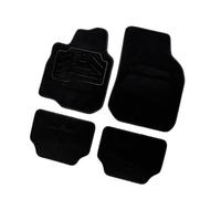 cartrend Lot de 4 Tapis de Sol de Voiture Texil Premium durables et Robustes avec Dessous antidérapant pour Audi, VW, Mercedes, Noirs