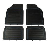 Cartrend Lot De Tapis De Sol En Caoutchouc Universels Noir 4 Pièces