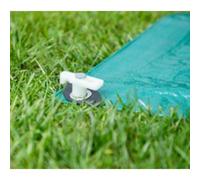 CARTREND Piquet de tente, longueur : 240 mm, fluorescent