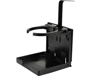 cartrend Porte-gobelet Pliable pour Voiture - Porte-Bouteille - Porte-gobelet pour Ventilation - avec étrier de Serrage - Noir