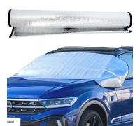 Cartrend Scheibenabdeckung XXL Pour Pare-Brise Hiver Antigel Argent 230x85 cm