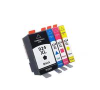 Cartridge à encre compatible 924 924E 924xl Compatible avec les modèles d'imprimantes OfficeJet Pro 8135E 8134E 8132E 8122E 8124E 8125E 8120E 8130E Remplacement du marché secondaire(One Set)