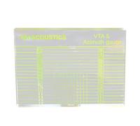 Cartridge Alignment - Acrylique, 2,59 x 1,88 po Phono Cartridge Alignment Tool High-Definition Accuracy | Easy-to-Use Precision Setup Guide, Turntable Calibration Gauge for Vinyl Turntables, Record