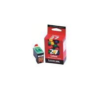 Cartridge No. 27 - Couleur (cyan, magenta, jaune) - original - cartouche d'encre - pour Lexmark i3, X1140, X1250, X1270, X1290, X2240, Z24, Z511,
