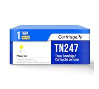 Cartridgeify 1 toner jaune TN-243CMYK TN-247 compatible avec Brother TN-243 TN247 Y, pour MFC-L3750CDW, DCP-L3550CDW, DCP-L3510CDW, HL-L3210CW, HL-L3230CDW, HL-L3270CDW, MFC-L3710CW, MFC-L3710CW