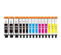 Cartridgeify 15er-Pack PGI-580 CLI-581 XXL Compatible avec Cartouches Canon 580 581 XXL, pour Canon Pixma TS6350 TS705 TS6150 TR8550 TS6151 TS8150 TS8151 TS8152 TS9150 TS9155 TS6250 TS6251 TS9550