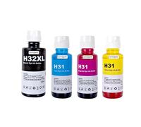 Cartridgeify 31 32XL Encre Compatible avec HP 31 32 XL Encre, pour Smart Tank 5105 5106 570 7305 7306 7005 7006 7605 655 455 555 559 Imprimante Multipack 4-Pack