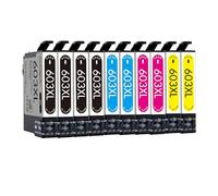 Cartridgeify 603 XL Compatible avec Cartouches Epson 603 603XL Multipack (10-Pack), pour Expression Home XP-2100 XP-2105 XP-3100 XP-3105 XP-3150 XP-4100 XP-4150, Workforce WF-2810 WF-2830 WF-2850
