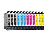 Cartridgeify 603 XL Compatible avec Cartouches Epson 603 603XL Multipack (12-Pack), pour Expression Home XP-2100 XP-2105 XP-3100 XP-3105 XP-3150 XP-4100 XP-4150, Workforce WF-2810 WF-2830 WF-2850
