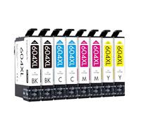Cartridgeify 604 XL Compatible avec Cartouches Epson 604 604XL Multipack (8-Pack), pour Expression Home XP-2200 XP-2205 XP-3200 XP-3205, Workforce WF-2910 WF-2930 WF-2935 WF-2950