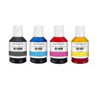 Cartridgeify GI56 GI-56 Encre compatibles Con Canon GI56 GI-56 Bouteilles d'encre Multipack, Para Maxify GX7050 GX6050 GX5050 GX4050 GX3050 (1 Noir, 1 Cyan, 1 Magenta, 1 Jaune)