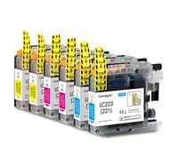 Cartridgeify LC-223XL Cartouches d'encre Compatible avec Brother LC223 XL LC223XL LC221 Couleur, pour MFC-J4420DW J4620DW J4625DW J480DW J5320DW J5620DW J5720DW J680DW J880DW DCP-J4120DW J562DW