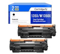 Cartridgeify Lot de 2 toners 135X W1350X compatibles avec HP 135A W1350A 135X W1350X pour Laserjet M209dw, MFP M234dw, M234sdn M235sdw Noir