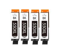 Cartridgeify PGI-550 XL Lot de 4 cartouches d'encre compatibles avec Canon PGI-550XL PGBK pour PIXMA MX925 MX725 iP7250 iP8750 MG5450 MG5550 MG5650 MG6350 MG6450 MG6650 MG71 Noir 50 MG7 550 cm