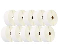 Cartridges Kingdom 10 Rouleaux 50mm x 52mm Étiquettes thermique pour ZEBRA GK420d GK420t GC420d GX420d GX420t GC420t GX430t GT800 ZD420 LP2844 TLP 2844 Citizen CL-S521 | 2000 Étiquettes par Rouleau
