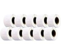 Cartridges Kingdom 10 Rouleaux 99010 S0722370-28mm x 89mm Étiquettes compatible pour DYMO LabelWriter 4XL 450 400 330 320 310 Duo/Turbo/Twin Turbo Seiko SLP 450 400 200 100 | 130 étiquettes/rouleau