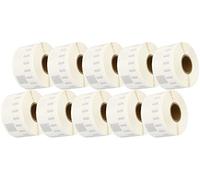 Cartridges Kingdom 10 Rouleaux 99013 S0722410 36mm x 89mm Étiquettes transparentes compatible pour DYMO LabelWriter 4XL 310 320 330 400 450 Turbo/Twin Turbo/Duo & Seiko Smart | 260 étiquettes/rouleau