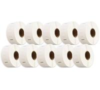Cartridges Kingdom 10 x 11355 S0722550 (19mm x 51mm) Papier Étiquettes (500 Etiquettes par rouleau) compatible pour Dymo LabelWriter & Seiko Smart Imprimantes d'Etiquettes - 10 rouleaux