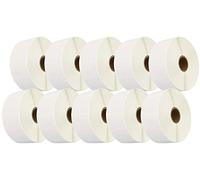 Cartridges Kingdom 10 x Zebra 38mm x 25mm Papier Étiquettes (2000 étiquettes par rouleau) compatible pour Zebra Imprimantes d'étiquettes