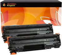 Cartridges Kingdom Pack 2 Compatibles Cartouches de Toner Laser Remplacement pour HP CE285A 85A Laserjet Pro P1100 P1102 P1102w M1210 M1212 M1212nf M1217nfw M1132 Canon iSENSYS LBP6000 LBP6000B MF3010