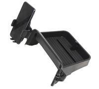 CARTRIMHOME Plateau de rangement pour tableau de bord avec support de téléphone pour Ford Puma 2019-2024, tapis antidérapant, support réglable à 360°, sans perçage, installation facile, noir mat