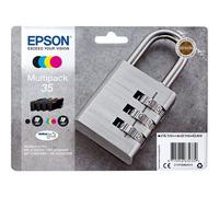 Cartuccia inchiostro Epson Padlock Multipack 4-colours 35 DURABrite Ultra Ink [C13T35864020]
